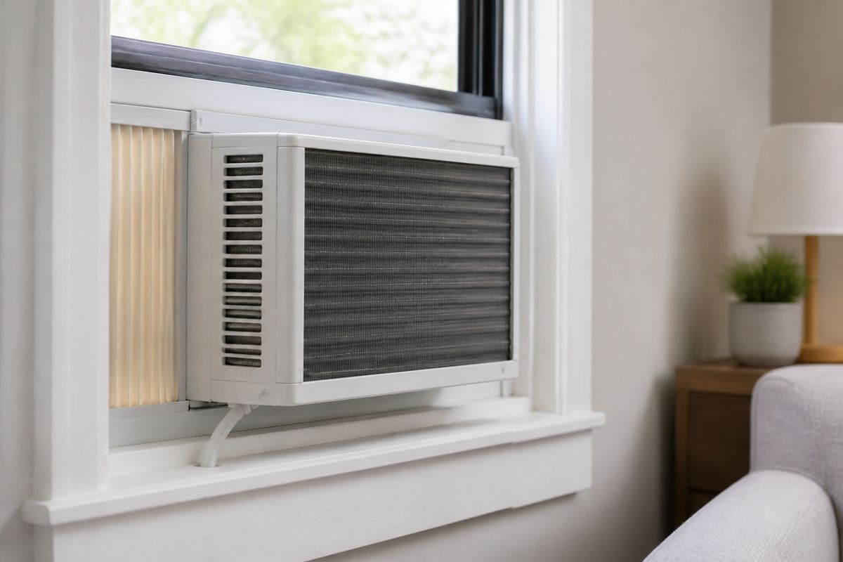 How to Clean a Window AC Drain Line